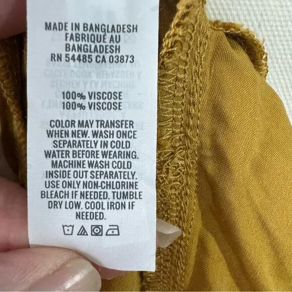 Aerie Size S Mini Skirt Sweet N’ Silky In Honey Ruffle Layers Satin Elastic NEW - Picture 10 of 11